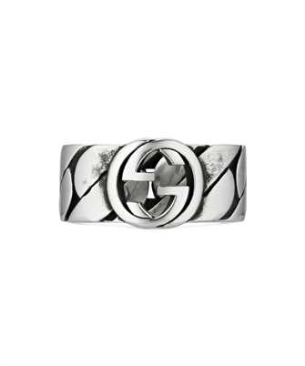 Gucci Jewelry Silver JWL YBC6615150010 INTERLOCKING 8MM Ring