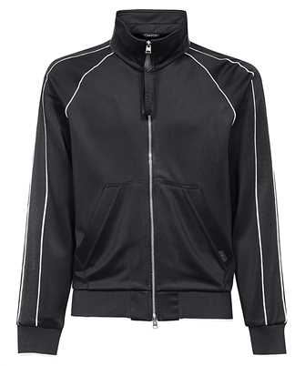 Tom Ford JZL005 JMV001S23 JERSEY ZIP THROUGH WITH PIPING Jacket