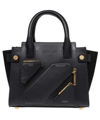 Off-White OWNA207S23LEA001 CITY TOTE Borsa