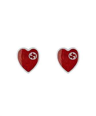 Gucci Jewelry Silver JWL YBD64554700100U HEART Earrings