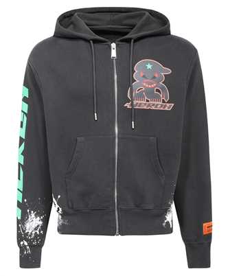 Heron Preston HMBE009F23JER001 MONSTER FULL ZIP UP Hoodie