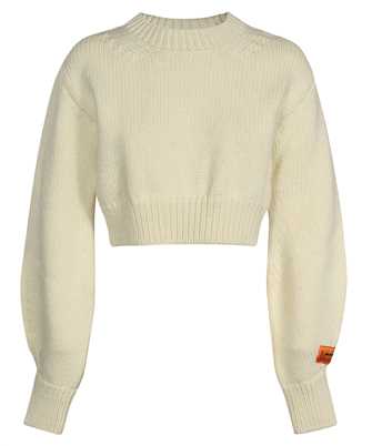 Heron Preston HWHE021F23KNI001 CROP CREWNECK BACK CUT OUT Sveter