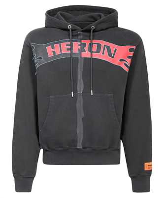 Heron Preston HMBB024F23JER010 FLAMING SPLIT TAPE Kapuzen-Sweatshirt