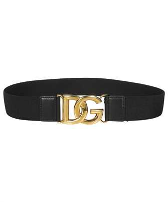 Dolce & Gabbana BE1459 AQ271 LOGO-PLAQUE ELASTICATED Belt