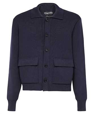 Tom Ford KBL007 YMW018F23 MERINO SILK KNITTED CHORE Shirt