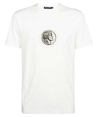 Dolce & Gabbana G8PE3T G7J6H COIN AND LOGO PRINT COTTON T-shirt