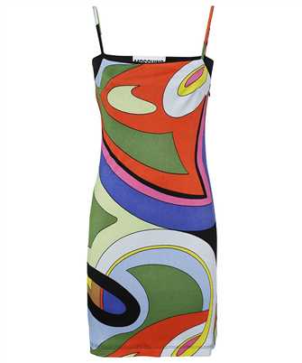 Moschino A0449 0556 GRAPHIC-PRINT SHORT Dress