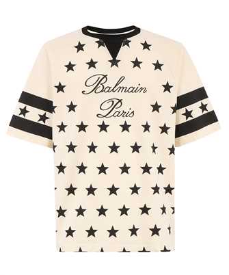 Balmain CH1EH135GD27 SIGNATURE STARS T-shirt