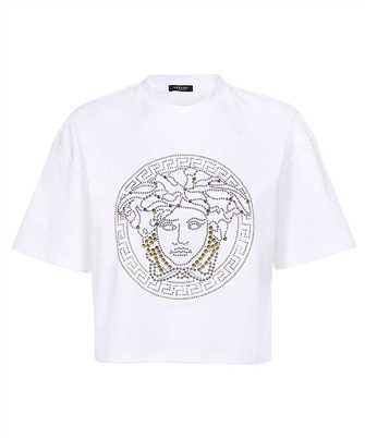 Versace 1009083 1A06525 STUDDED MEDUSA CROP Tričko