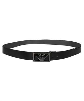 Emporio Armani Y4S507 Y134J LOGO-PLAQUE BUCKLE Belt