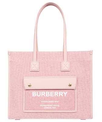Burberry 8064860 TWO-TONE CANVAS AND LEATHER SMALL FREYA TOTE Tasche
