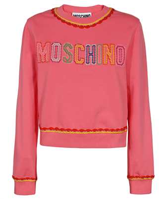 Moschino A1702 528 CROCHET DETAILS ORGANIC COTTON Sweatshirt