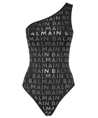 Balmain BKBKL1260 LOGO PRINTED ONE SHOULDER Swimsuits