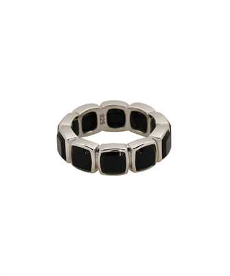 Tom Wood R75CBV2PBO01S925 CUSHION BAND BLACK ONYX Ring