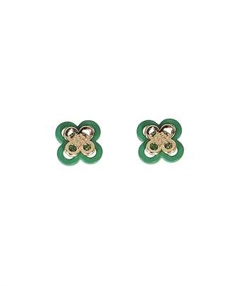 Tory Burch 153720 KIRA CLOVER STACKED ENAMEL STUD Earrings