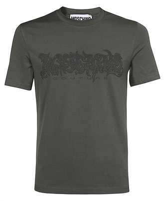 Moschino A0717 7039 LOGO-PRINT STRETCH-COTTON T-shirt