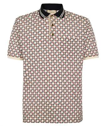 Gucci 692140 XJD7B GEOMETRIC G MOTIF COTTON Polo
