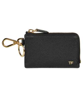 Tom Ford YM339T LCL081 SMALL GRAIN LEATHER ZIP KEYRING Card holder