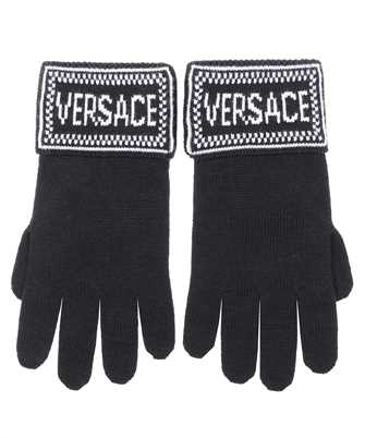 Versace 1011495 1A07842 INTARSIA-LOGO VIRGIN-WOOL Rukavice