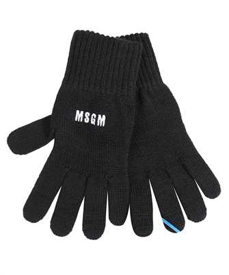 MSGM 3541MDN01 237761 LOGO-EMBROIDERED KNITTED Gloves