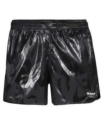 Alexander McQueen 750989 4423Q GRAFFITI LOGO-JACQUARD Swim shorts