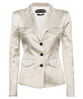 Tom Ford GI2840 FAX595 VISCOSE LINEN SINGLE BREASTED FIELD Jacket