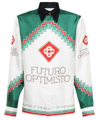 Casablanca MS23 SH 021 02 FUTURO OPTIMISTO SILK Hemd