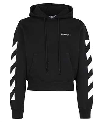 Off-White OMBB037C99FLE001 DIAG HELVETICA OVER Kapuzen-Sweatshirt