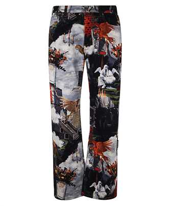 Off-White OMYA18JF25DEN003 WORLD PAINT DUSTY BLUE RELAX Dnsy