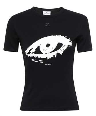 Courreges 323JTS017JS0093 RESISTANCE CONTRAST T-shirt