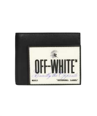 Off-White OMNC057S23LEA001 LOGO PATCH BIFOLD Wallet