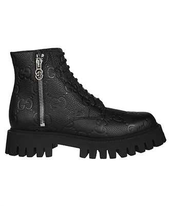 Gucci 699584 AACJC GG LEATHER Boots