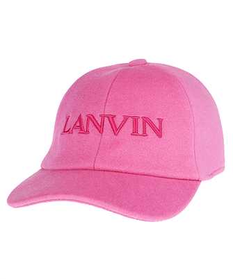 Lanvin 6LBASE U7120 LOGO-EMBROIDERED WOOL-BLEND Cap