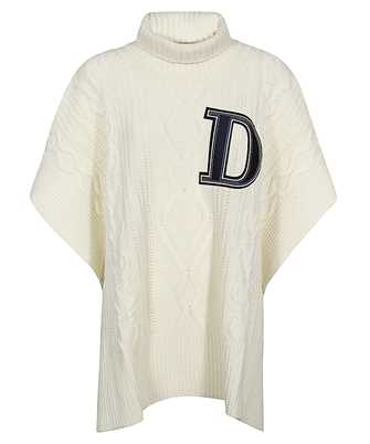 Don Dup DT300 M00887D 2 OVERSIZED WOOL Pončo