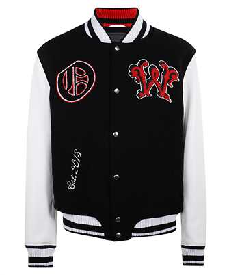 Off-White OMJA122F25LEA002 SPHERE LOGO LEA WOOL VARSITY Bunda