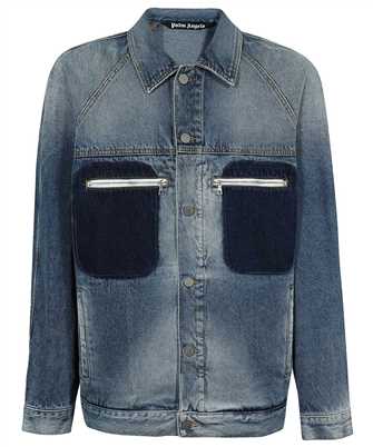Palm Angels PMYE040E23DEN001 RESERVE DYE LOOSE Jacke