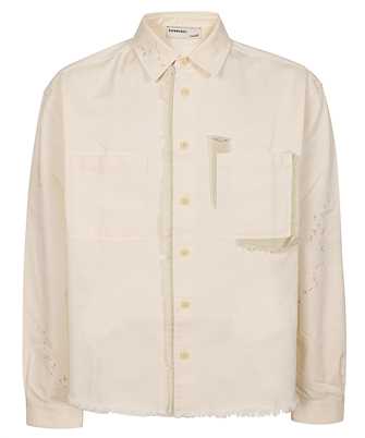 Domrebel SLEAZER CROPPED OVERSHIRT Camicia