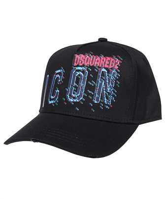 Dsquared2 BCM0717 05C00001 ICON SEASONAL GAMING PRINT Cap