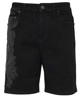 RH45 RHODIUM ND09A DENIM LEATHER CREST Shorts