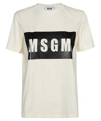 MSGM 2000MDM520 200002 CREW NECK WITH MSGM BOX LOGO T-shirt