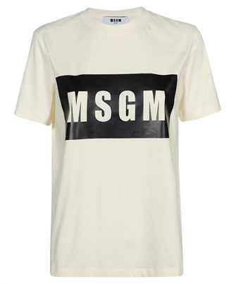 MSGM 2000MDM520 200002 CREW NECK WITH MSGM BOX LOGO T-Shirt