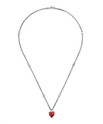 Gucci Jewelry Silver JWL YBB64554500100U HEART Necklace