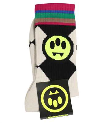 Barrow F3BWUASO122 LOGO-PRINT RIBBED Socks