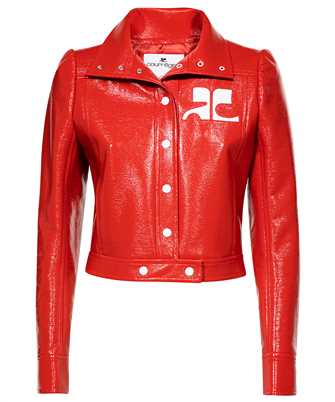 Courreges PERCBL005VY0003 VINYL REEDITION CROPPED Jacke