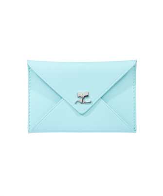 Courreges 123GPM011CR0010 LEATHER ENVELOPE Kartenetui