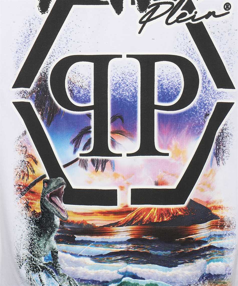 Philipp Plein SACC MTK6077 PJY002N ROUND NECK HAWAII T-shirt 3