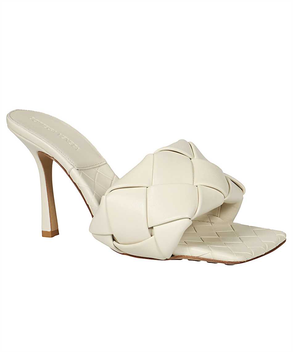 bottega veneta lido sandals white