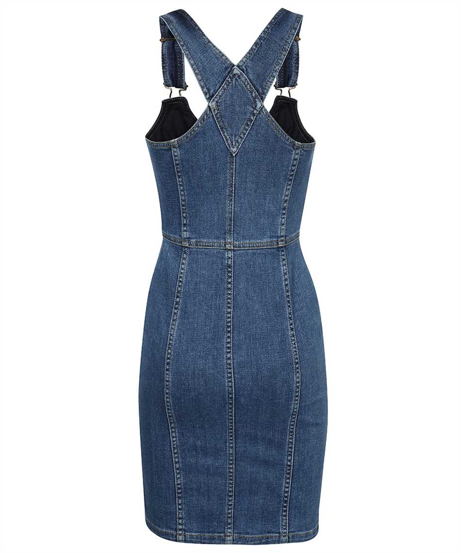 Moschino A0439 522 TEDDY BUTTONS DENIM DUNGAREES Dress 2