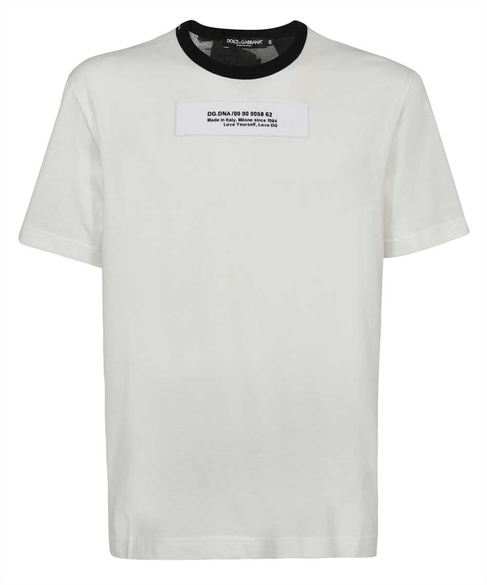 Dolce Gabbana G8mw0z G7yiu Bicolor T Shirt White