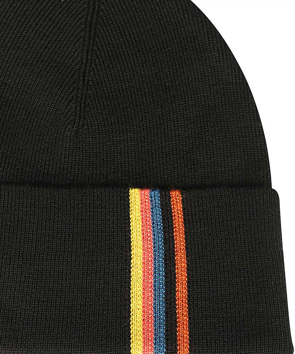 Paul Smith M1A 383AL M394 STRIPE-DETAIL WOOL Beanie 3